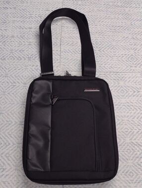Briggs & Riley Black Compact Messenger Crossbody for Men